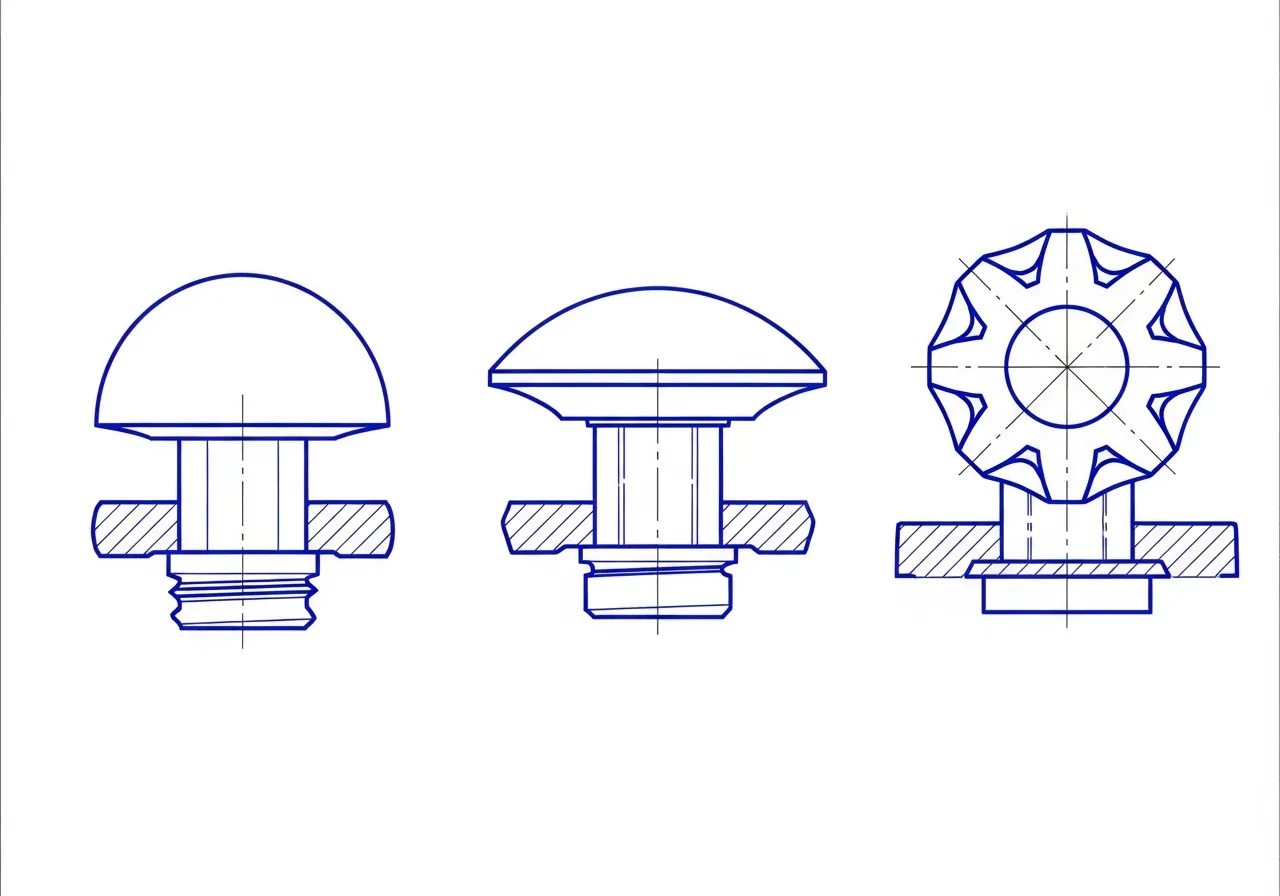 Formed head geometry diagram