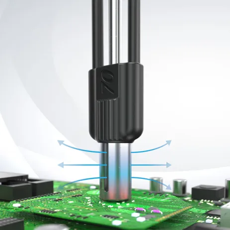 A formed heat-staked head clamping an assembly